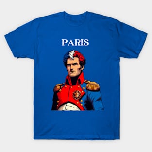 Paris France Napoleon Comic Book T-Shirt